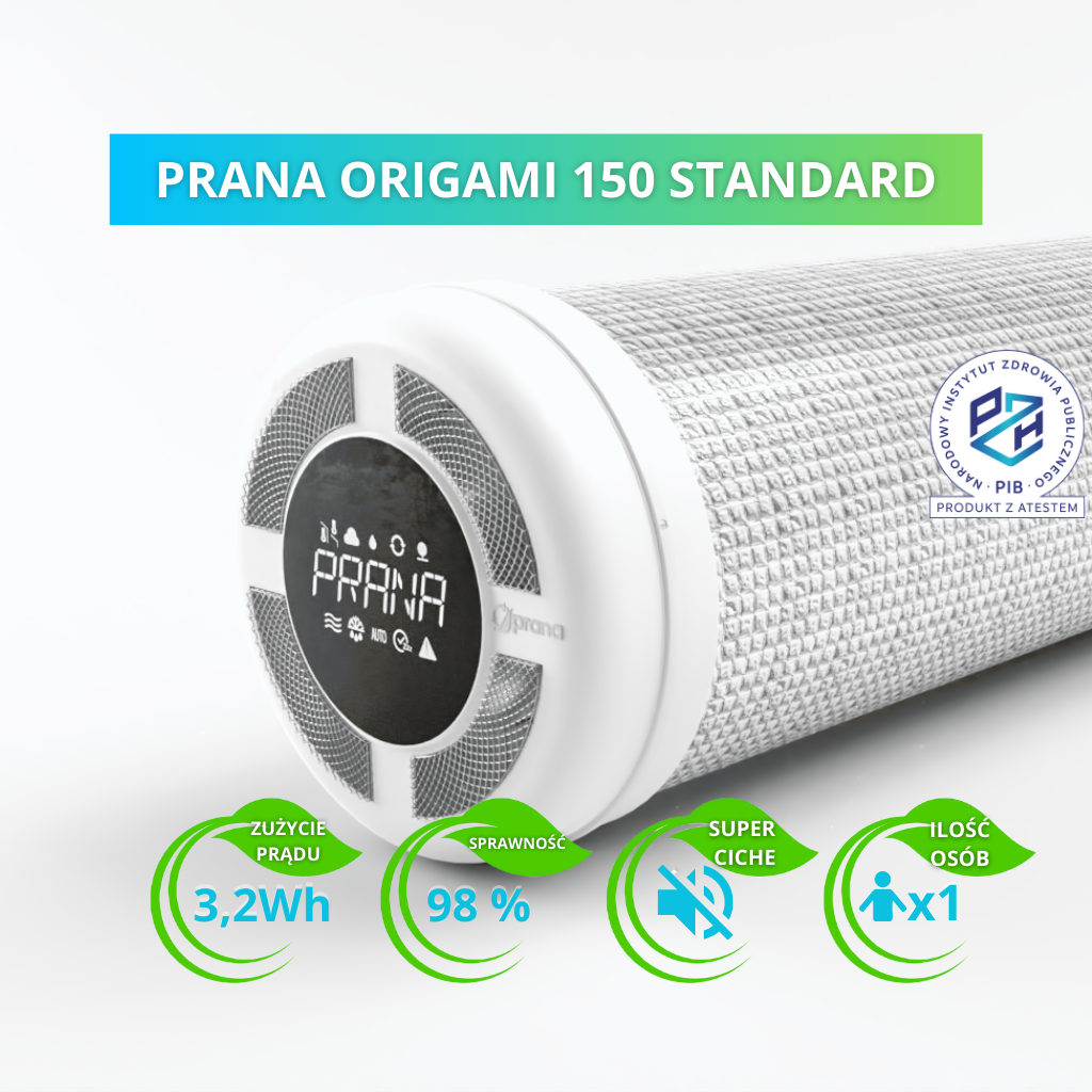 REKUPERATOR PRANA ORIGAMI 150 STANDARD
